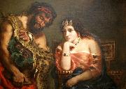 Eugene Delacroix Cleopatra and the Peasant oil painting reproduction
